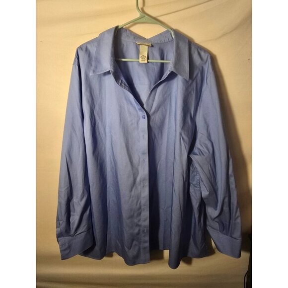 New NWT Dickies work Shirt Button up Long Sleeve Mens Big Tall SIze 3X 3XL Blue - Picture 4 of 4
